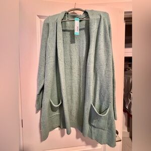 Elegant Seafoam Cardigan